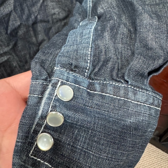 Tommy Hilfiger Dark Blue Denim Shirt - Picture 6 of 10